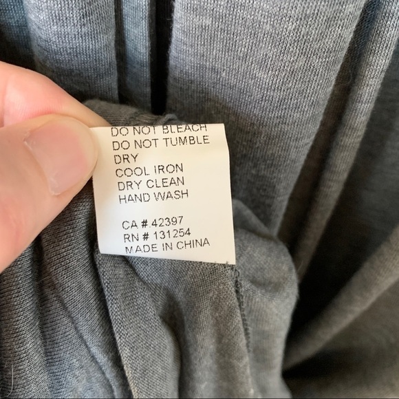 Pink Martini Grey Strapless Maxi Dress Size S - Picture 6 of 6